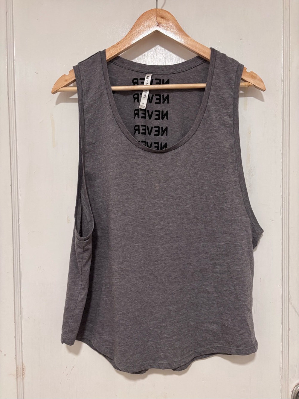 Fabletics Gray Scoop Neck Women's Tank Top